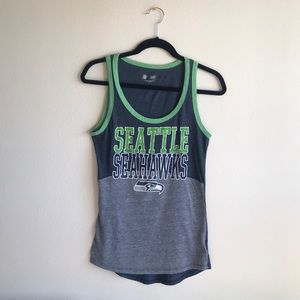 🎉 Old School Ringer Tank Top Seattle Seahawks NFL Size M